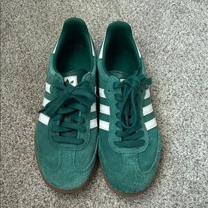 Adidas Green Suede Sneakers